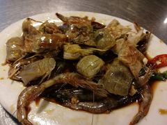 腌蛴拼虾姑-龙眼南白粥六顺白粥