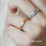 单钻对戒*属于小众喜好的简约感 | 纤丝素金