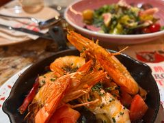 火焰橄榄油爆虾-BROWNSTONE布朗石西班牙餐厅(富城店)