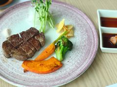 澳洲谷饲菲力牛排铁板配时蔬-天丰日本料理·铁板烧