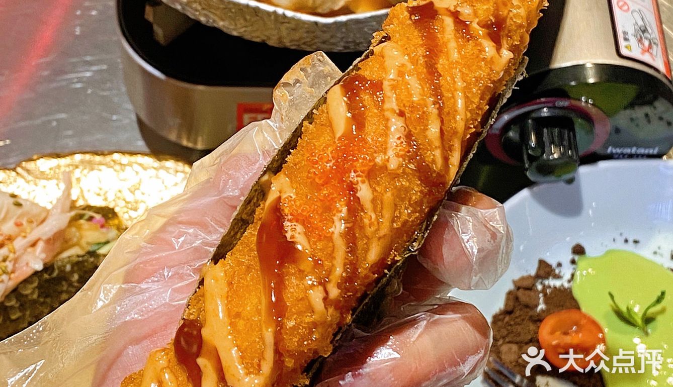 广州📍比脸大的蟹柳taco寿司手卷🍣巨好吃💥