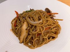黑椒蘑菇牛柳意面-清真·艾美可餐厅(大悦汇店)