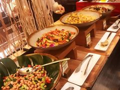 自助取餐区-北京希尔顿逸林酒店-逸轩西餐厅-自助餐厅