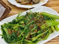 香菇肉末空心菜-醉壹号海鲜大排档·老厦门特色菜(厦门美食地标店)
