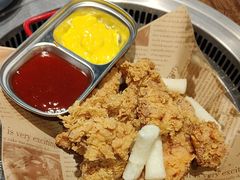 -明洞阿姨·韩式酱蟹烤肉·创意料理(三元桥店)