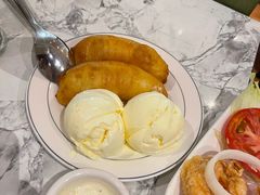 冰淇淋配炸香蕉-关夫人餐厅(阳光广场店)