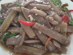 清炒鸡头米杆-老虎土菜馆·农家土菜