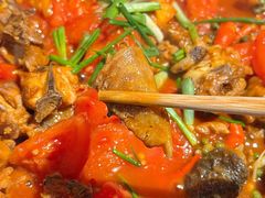 -贵州辣子鸡番茄鸡