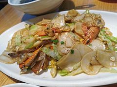 海鲜炒年糕-金海湾海鲜排档(朱家尖店)