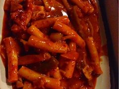 奶酪海鲜炒米条-包装马车·韩国料理·포장마차