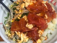 西红柿鸡蛋面-手擀菠菜面(西康路店)