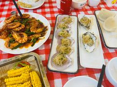 蒜蓉粉丝蒸扇贝-琼大师东方烤乳猪(亚特兰蒂斯店)