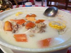 龙桥椰汁浸鸡-龙桥私厨·姜花菊花过桥鱼·顺德菜(容桂店)