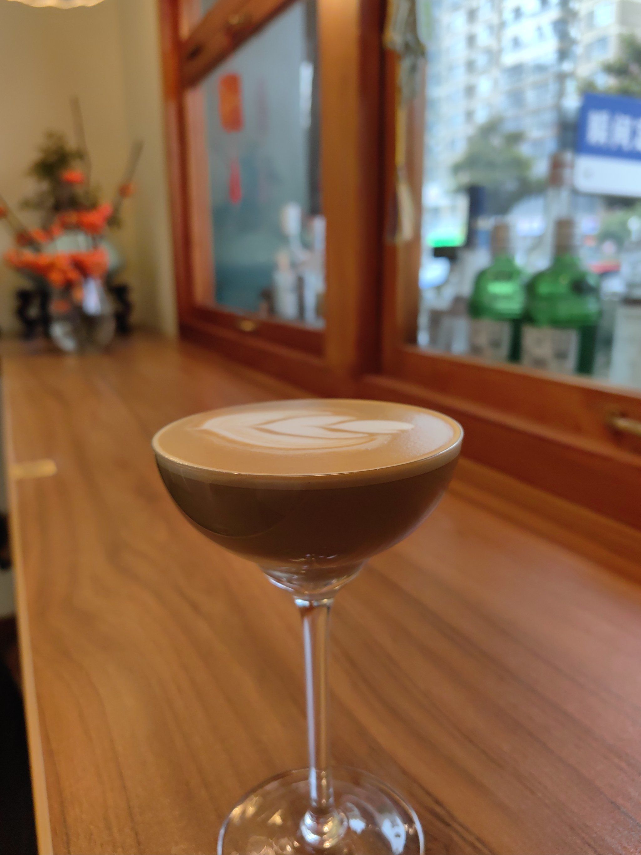 雨天来一杯玛格丽特杯拿铁