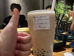 大红袍珍珠奶茶-湊湊火锅·茶憩(磐基中心店)