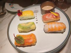 漫步花开彩虹卷-蜜桃花开·中西融合菜E&W(南长街店)