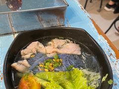 -蝶豆花蓝面条