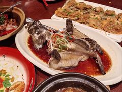 古法鲜蒸石斑鱼-南海渔家•海鲜•正宗海南菜(海棠湾店)