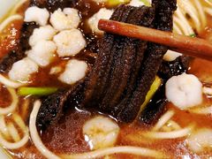 虾爆鳝面-奎元馆.百年奎元.非遗传承(西湖边的解放路店)