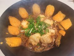 玉米面贴饼-江湖水乡铁锅炖魚(周庄嘉园店)