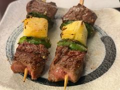 菠萝和牛串-乌君·酒场·炭火烧鸟(侨城坊店)