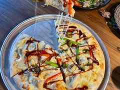 纽约薄饼·美式BBQ鸡肉披萨-SUPER BOWL 超级碗披萨(崂山丽达店)