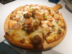 蘑菇烟熏鸡肉披萨-阿妮叶李(光谷世界城店)