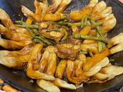 脆骨豆角卷子-华盛园卷子王农家菜水库鱼