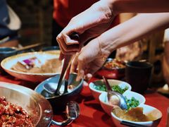 谭血鸭红锅底-谭鸭血老火锅(漳州路店)