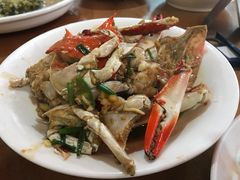 姜葱炒梭子蟹-丰收渔港饭店(嵊泗店)