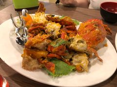 咸蛋黄螃蟹-兴旺海鲜砂煲王