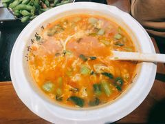 疙瘩汤-刘记大块烤羊腿餐吧(北沙滩店)