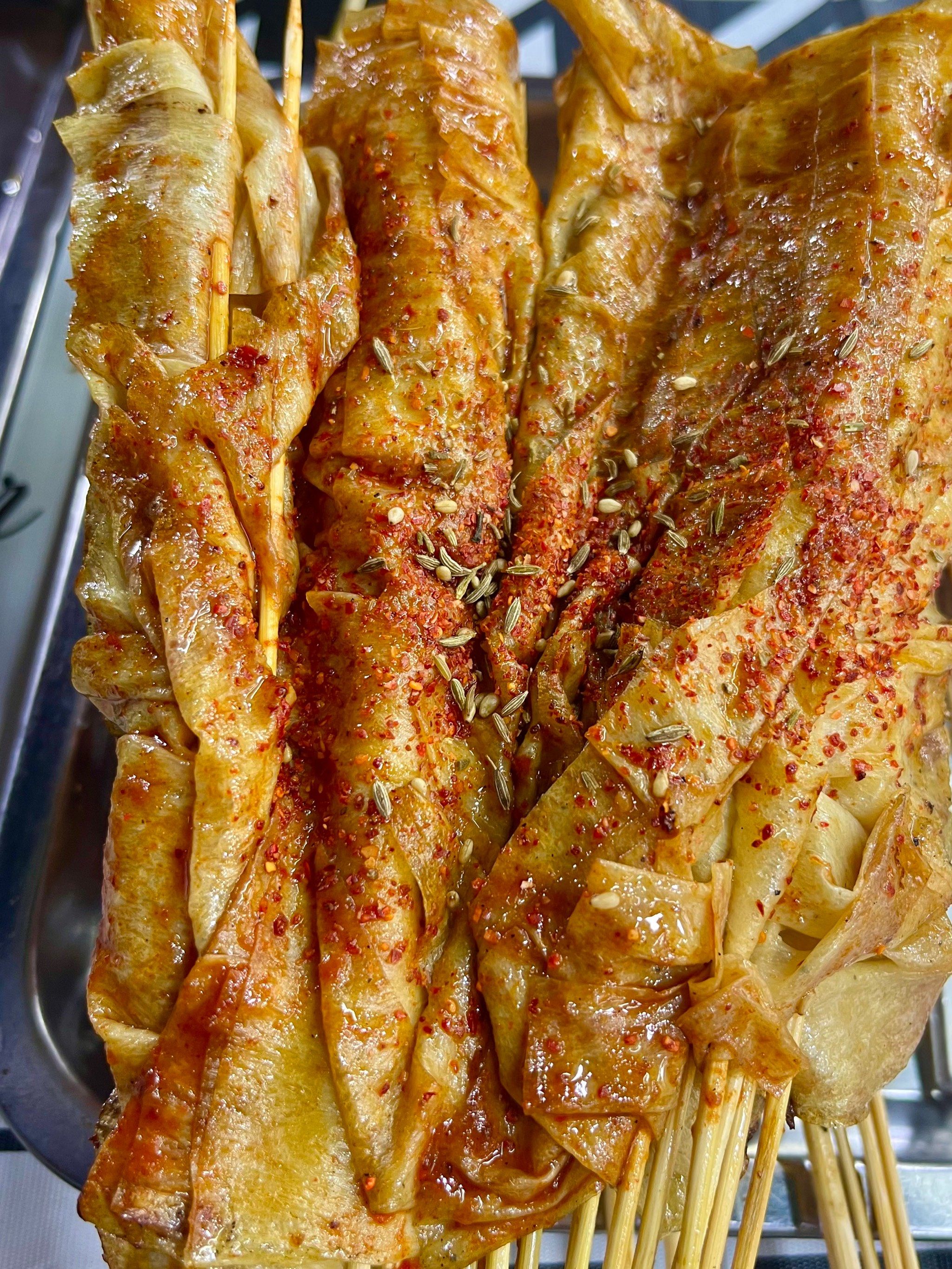 本溪烤豆皮 真的绝了!