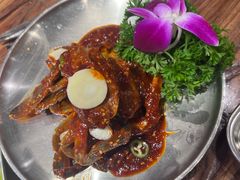 -明洞阿姨·韩式酱蟹烤肉·创意料理(三元桥店)