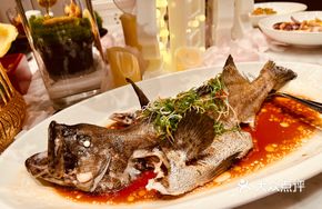 Scallion Oil Steamed Grouper