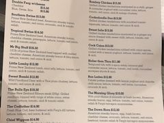 菜单-Fergburger(皇后镇店)