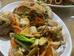 姜葱炒蟹-七鲜渔港美食餐厅(巽寮湾海景店)