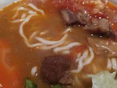 番茄牛肉手擀面-九毛九西北菜(大东海店)