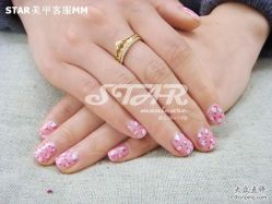 点击看大图 温柔粉小豹-STAR美甲店