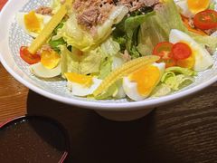 金枪鱼溏心蛋蔬菜沙拉-二丁目食堂(铁西星摩尔店)