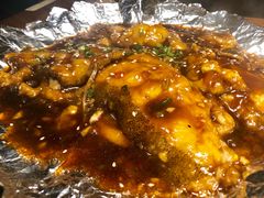 石板碟鱼肉-苏城小院·园林精致苏州菜(斜塘老街店)