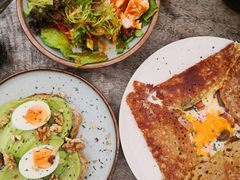 鸡蛋蘑菇熏肉荞麦可丽饼-RAC BAR(安福路店)