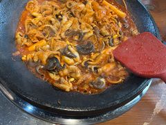 八爪鱼微辣-红辣椒八爪鱼特色韩国料理