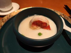 芙蓉花雕蛋白蒸大虾丸子-广州富力君悦大酒店空中花园