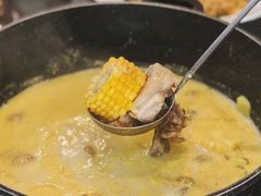 玉米汁浸鸡-正嘢私房菜