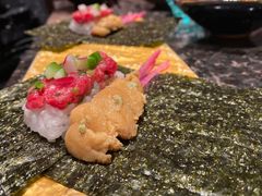 海胆生牛肉手卷-老乾杯和牛烧肉(王府中环店)