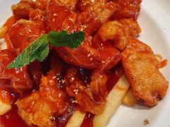 潮女最爱的锅包肉-北京老铺烤鸭(高新店)