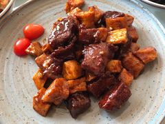 杏鲍菇炒牛肉粒-青年公社烤鸭(青年路店)