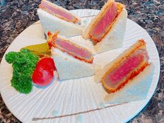 老干杯澳洲和牛菲力炸牛排三明治-老乾杯和牛烧肉(王府中环店)