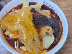 蒜末涮豆腐皮牛肚-清真·老陈家烩菜(东新街总店)